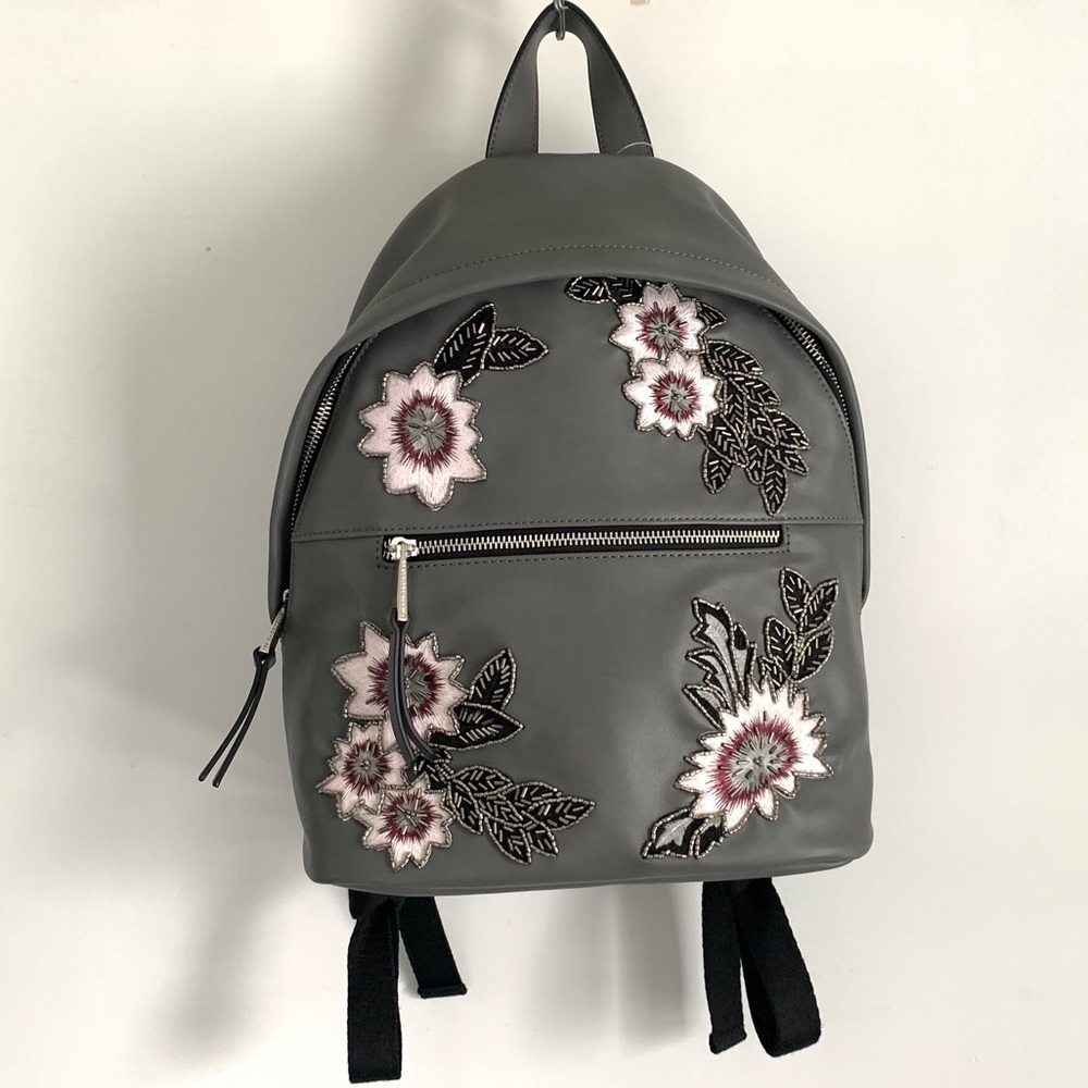 French Connection Embroidered Backpack